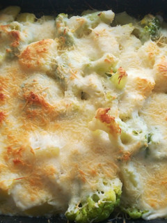 Una foto de Coliflor con patata gratinada
