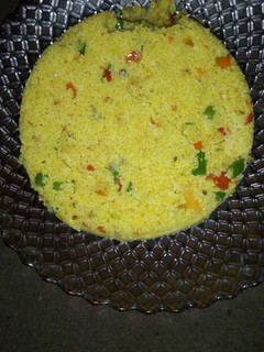A picture of Fried couscous.