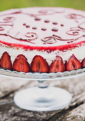 O poză a rețetei Tort Fraisier.