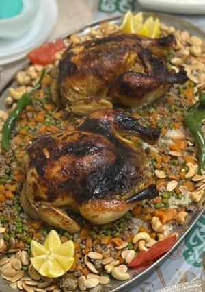صورة لوصفة دجاج مشوي بتتبيلة الصويا صوص