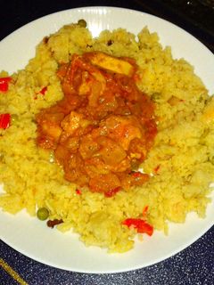 A picture of Naga Bhut Jolokia Chicken Curry (HOT).