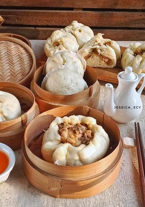 Foto resep Bakpao Isi Ayam Jamur