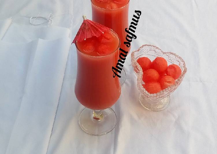 Steps to Make Perfect Watermelon juice