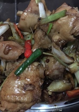 Foto resep Ayam Lada Hitam