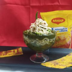 A picture of Mustard Green Maggi.