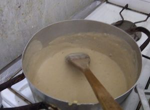 Una foto de Salsa blanca espesa