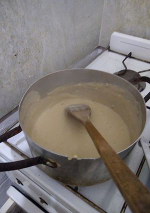 Una foto de Salsa blanca espesa