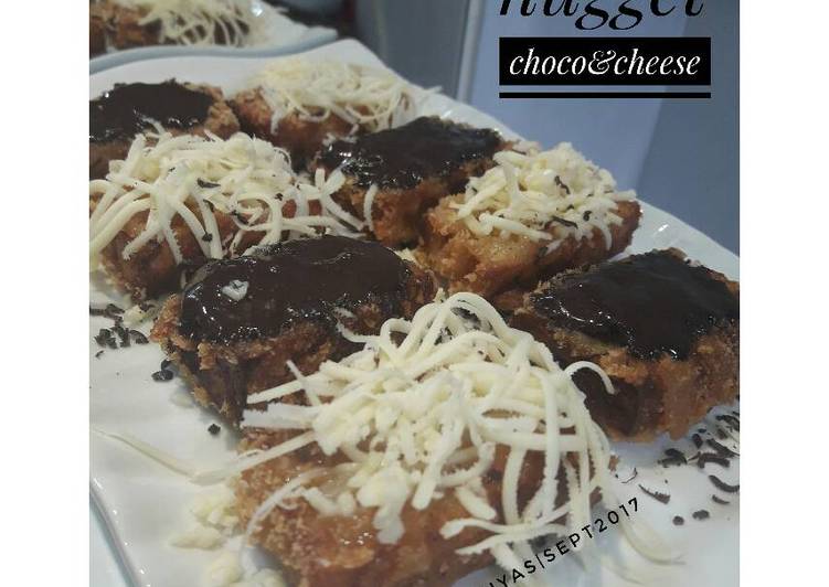 Pisang nugget choco and cheese