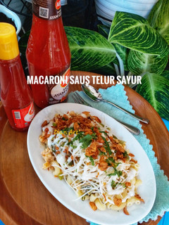 Foto resep Macaroni Saus Telur Sayur