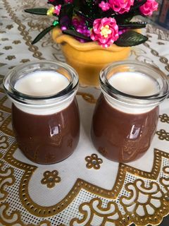 Foto resep Pudding Coklat Vla Susu