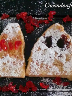 Una foto de French toast Halloween