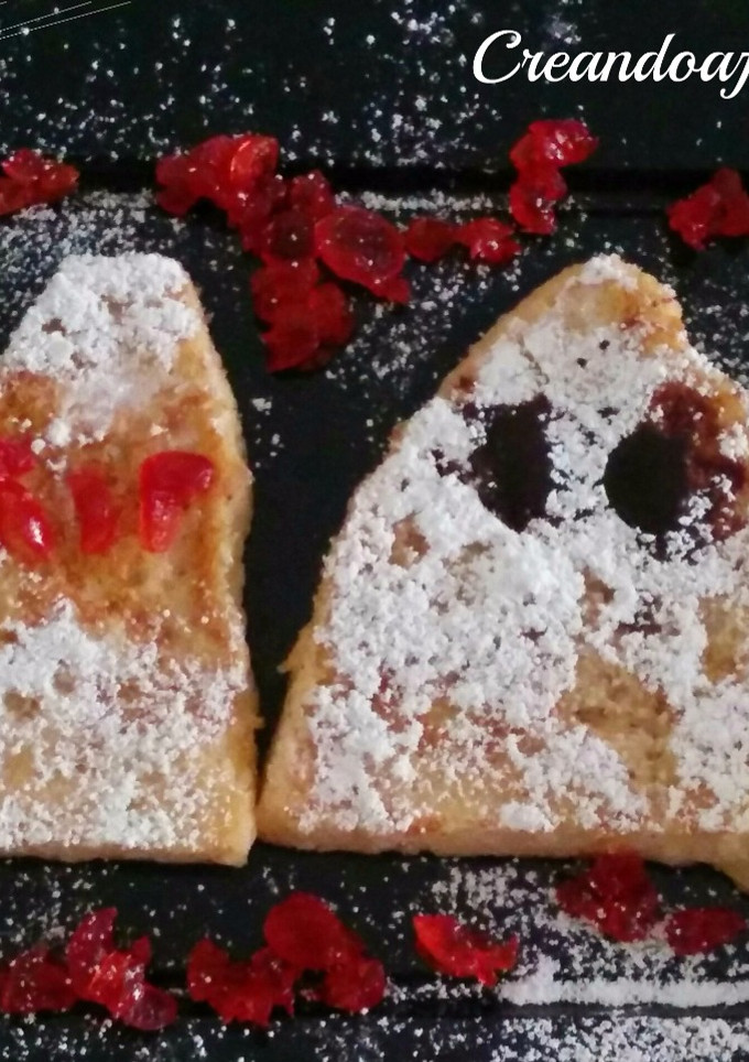 Una foto de French toast Halloween