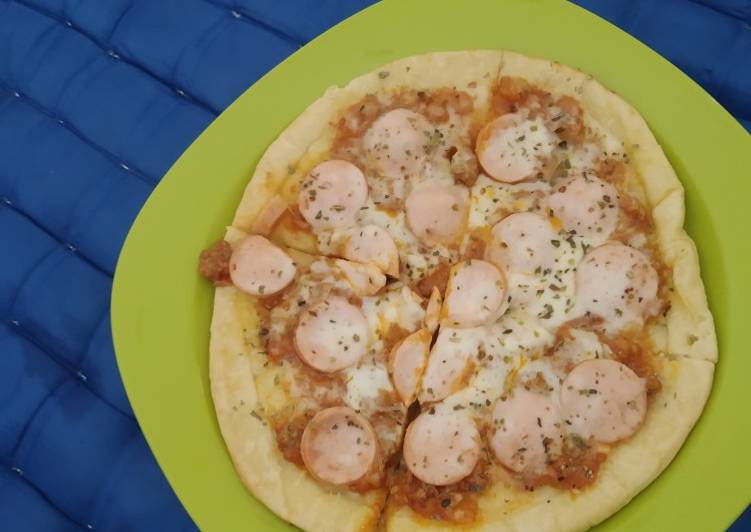 Pizza homemade teflon simple