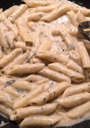 Foto resep Chicken alfredo penne