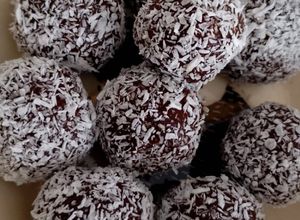 Una foto de Trufas keto