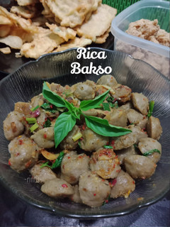 Foto resep Rica-rica Bakso Kecombrang