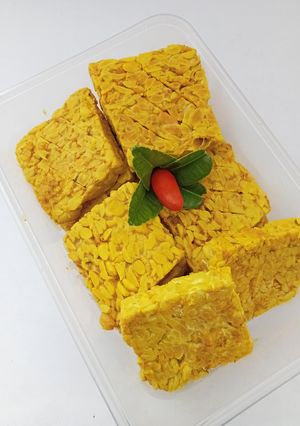 Foto resep Tempe Ungkep Bumbu Kuning