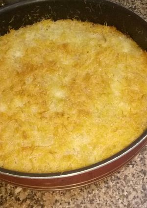 صورة لوصفة الكنافه بالمهلبيه الخطيره