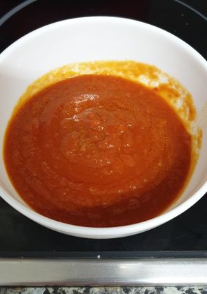 Una foto de Salsa de tomate casera (tomatigat)