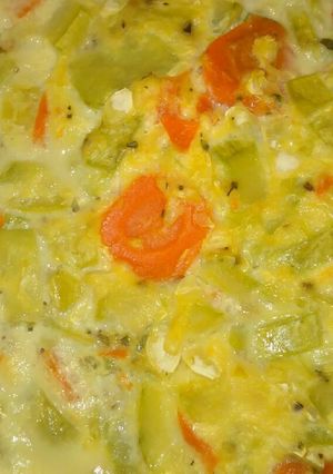 Una foto de Tortilla de zapallitos zucchinis (al horno)