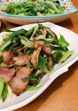 爆炒臘肉 的食譜成品照片