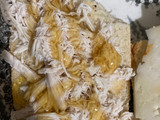 Bocadillo de pollo con miel