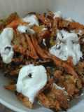 Batata mameya al horno en lascas