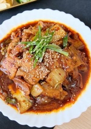 รูปของ หมูผัดกิมจิ โคชูจัง