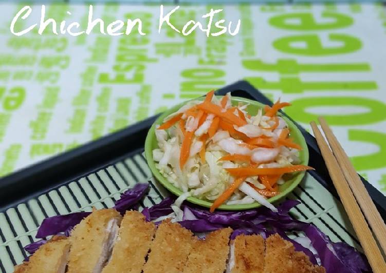 Cara membuat Chicken Katsu + acar  Cepat