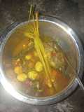 Nila+telur puyuh kuah kuning