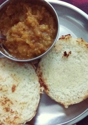 A picture of Pav bhaji.