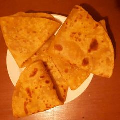 A picture of Pumpkin Chapatis.
