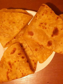 A picture of Pumpkin Chapatis.