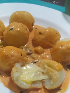 Una foto de Ñoquis rellenos