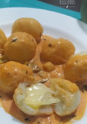 Una foto de Ñoquis rellenos