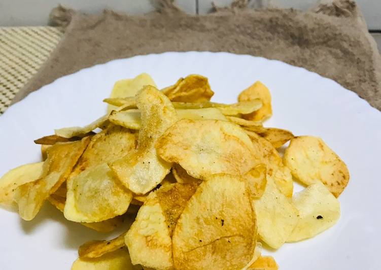 Steps to Prepare Homemade Homemade Deep Fried Potato Crisps