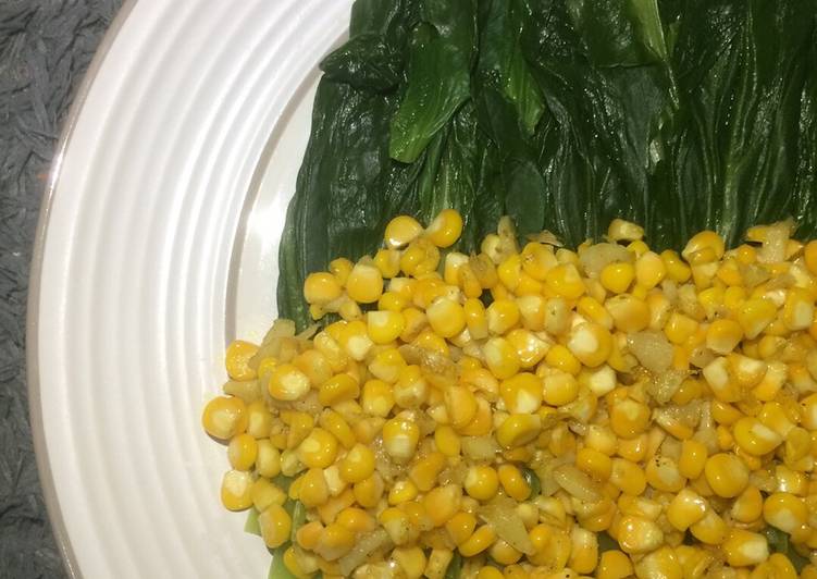 Resep Bumbu Dapur Pakcoy Siram Jagung Garlic