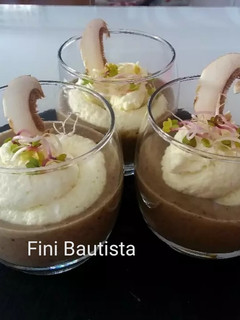 Una foto de Crema de setas con queso