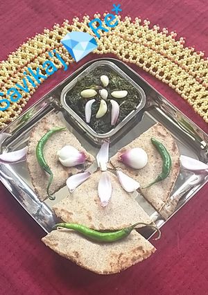 गावरान शेपू झटका (gavran sepu zhatka recipe in marathi) रेसिपी चे मुख्य फोटो 