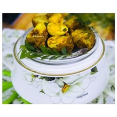 A picture of Nargisi Egg-Paneer-Potato Kofta Curry or Scotched Eggs 🥚.