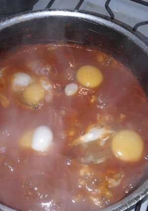 Una foto de Zapallitos con salsa