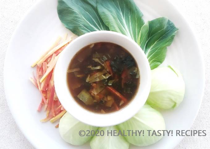 Step-by-Step Guide to Prepare Any-night-of-the-week Pak Choi Hot Sour Soup