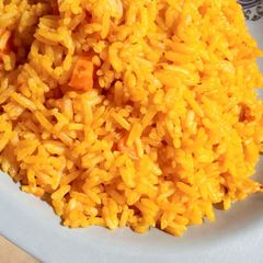 A picture of Palm oil rice.