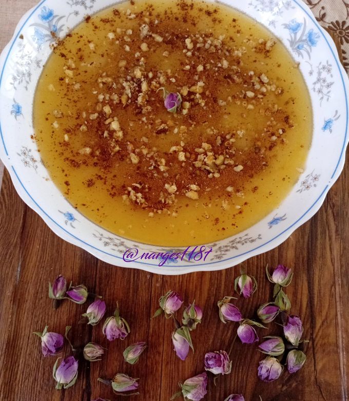 عکسی از دستور 🍎🍯فرنی سیب تقویت سیستم ایمنی بدن🍎🍯
