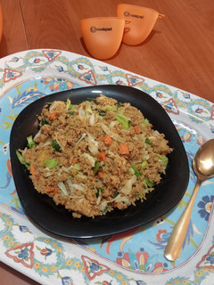 A picture of Tofu Chunk Couscous.