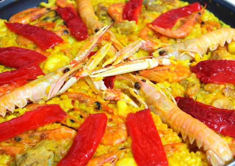 Paella de Marisco Explicada paso a paso con MI PADRE!