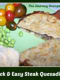 Quick and Easy Steak Quesadillas ~ Easily Gluten Free