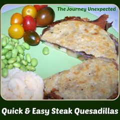 A picture of Quick and Easy Steak Quesadillas ~ Easily Gluten Free.