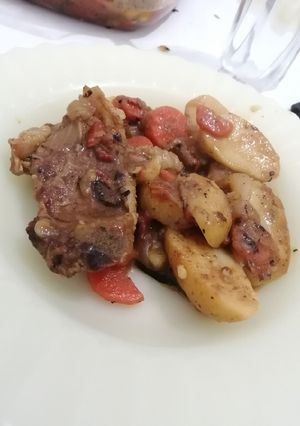 Una foto de Bifes a la cacerola