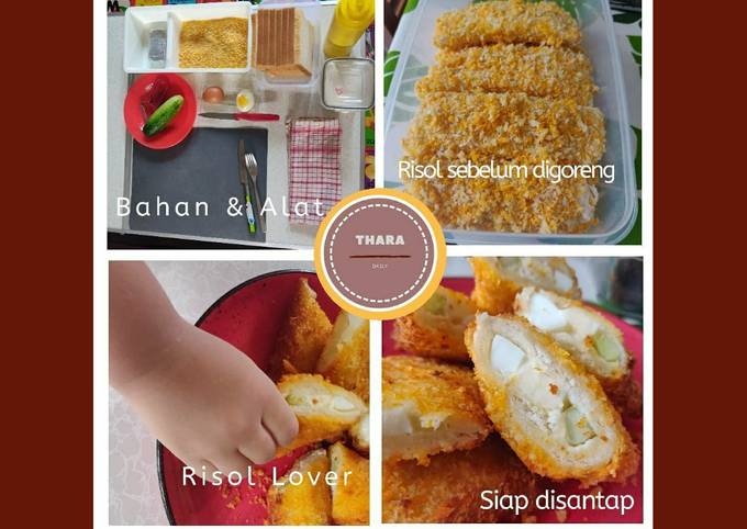 Resep membuat American Risol dari roti tawar  enak